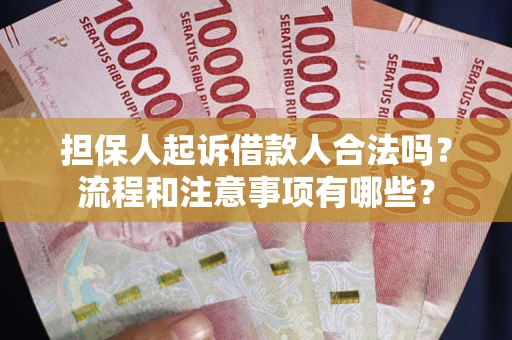 济南担保人起诉借款人合法吗？流程和注意事项有哪些？