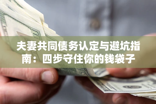 济南夫妻共同债务认定与避坑指南：四步守住你的钱袋子