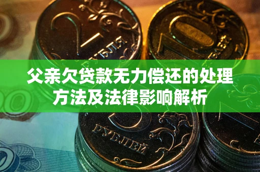 济南父亲欠贷款无力偿还的处理方法及法律影响解析