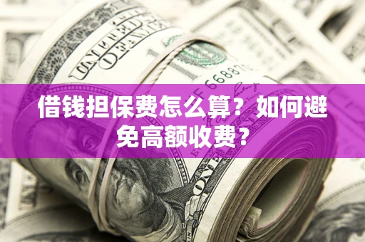 济南借钱担保费怎么算？如何避免高额收费？