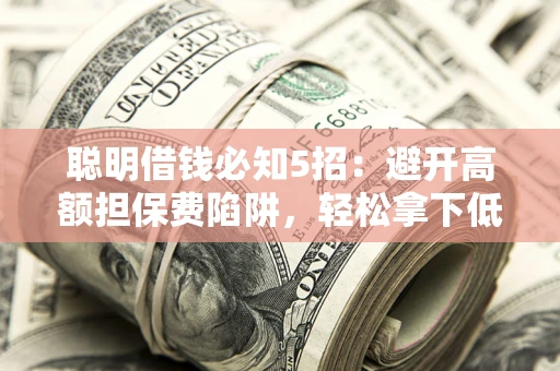 济南聪明借钱必知5招：避开高额担保费陷阱，轻松拿下低息贷款